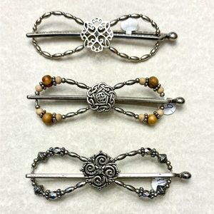 Set of 3 Lilla Rose Large Flexi Hair Clip Updo